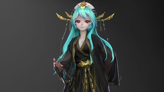 【Hatsune MMD】Hatsune Điện hạ 【Phân phát quần áo】
