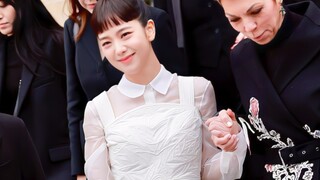 JISOO menghadiri pertunjukan haute couture musim semi dan musim panas Dior 2023