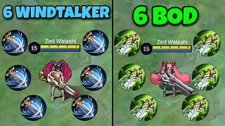 6 Blade os Despair vs 6 Windtalker