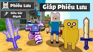 Minecraft Bedwars, Nhưng Sở Hữu Giáp Phiêu Lưu Của Finn Siêu Vip Và Vũ Khí Hacker Troll Noob Team