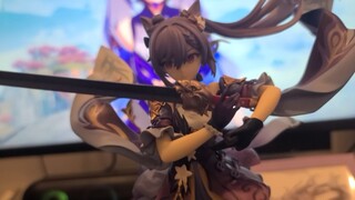 Keqing·Tingni Kuaiyu Ver·1/7 figur statis resmi unboxing