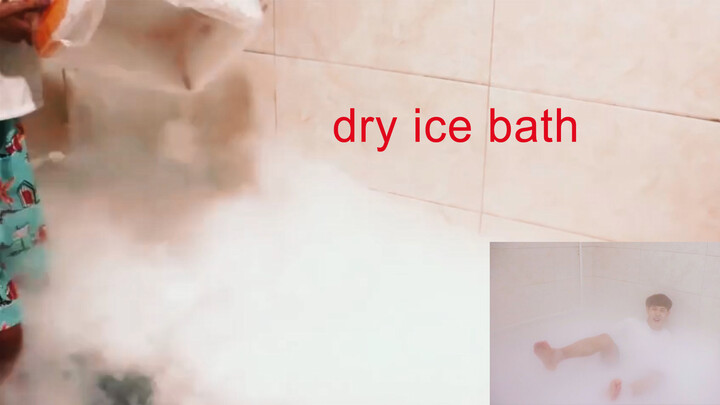 [Life]Apa yang akan terjadi jika manusia mandi di es kering minus 80?
