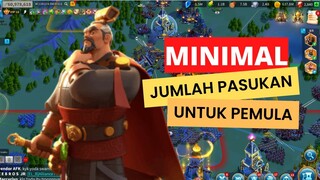 KVK HARUS BAWA BERAPA MARCH PASUKAN ? | Rise of Kingdoms Indonesia