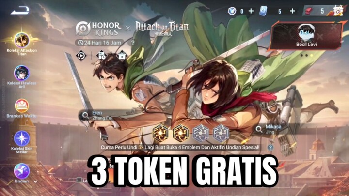 3 TOKEN GRATIS