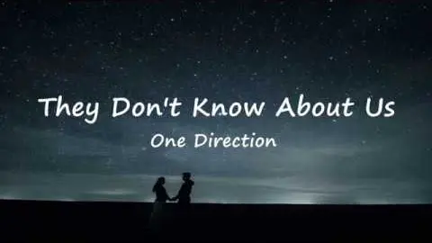 They Don't know About Us - One Direction (Lyric Video)