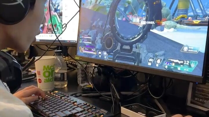In the practice match, I’m the one sitting in the middle, yelling at both sides.