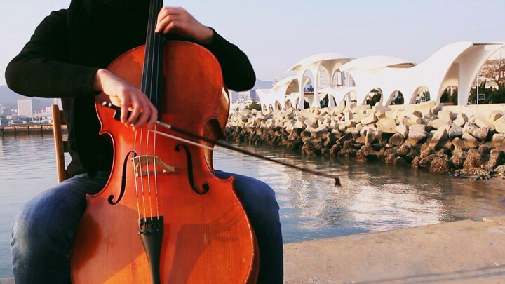 "あなたの心に" was covered by a man with cello