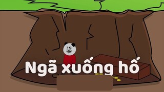 GẤU HÀI HƯỚC: Một lần ngã xuống hố trong rừng hạt dẻ #gauhaihuoc