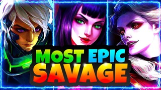 Most Epic Savage Moments 2021 | Savage Compilations | Mobile Legends