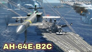 Modern Warships: 4 Pairs AH-64E-B2C Attack helicopter.