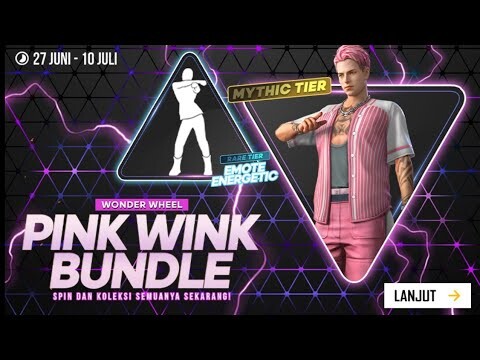 EMOTENYA LUCU !! SPIN PINK WINK BUNDLE EVENT WONDER WHEEL FREE FIRE