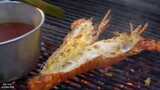 Ẩm thực đường phố Thái Lan - tôm hùm nướng | Thailand Street Food: Lobster & Giant Tiger Prawns
