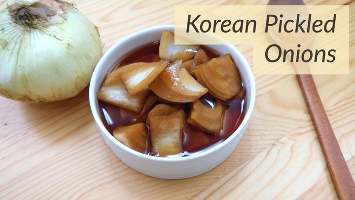 How to make Korean Pickled Onions!