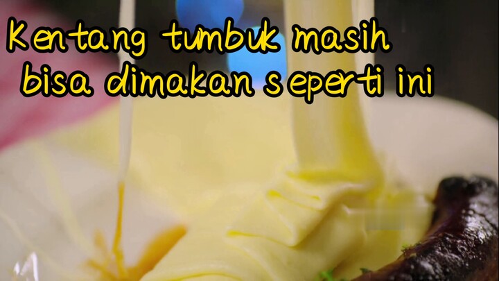 Kentang tumbuk masih bisa dimakan seperti ini