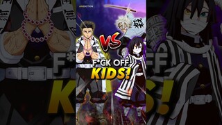 What If Sanemi & Obanai FOUGHT Against Gyomei? #shorts #gyomei #sanemi