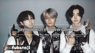 Their conversation is soo~~ #enhypen #jungwon #jay #sunghoon