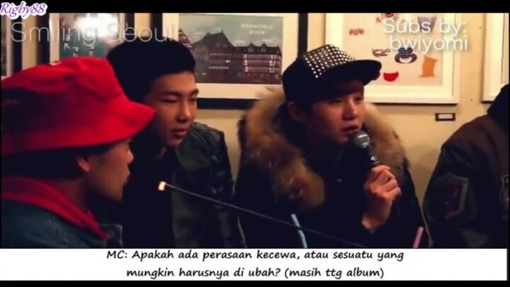 [INDO SUB] B FREE DISRESPECTING BTS RAP MONSTER AND SUGA