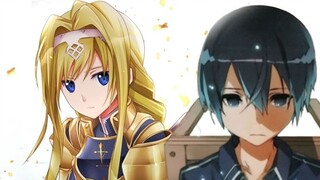 Xấu hổ quá! Nụ hôn bí mật của Alice với Kirito bị phát hiện!Tiểu thuyết "Đao Kiếm Thần Vực Alicizati