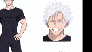 Jujutsu Kaisen Season 3 Gojo Satoru character illustration! Gojo Satoru is now as strong as a muscul