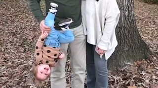 "When you're tired, just take a look at little human babies—they're super cute!"