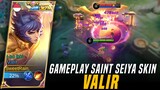 Saint Seiya Skin: VALIR 'Leo Ikki' Full Gameplay! | Mobile Legends Bang-Bang