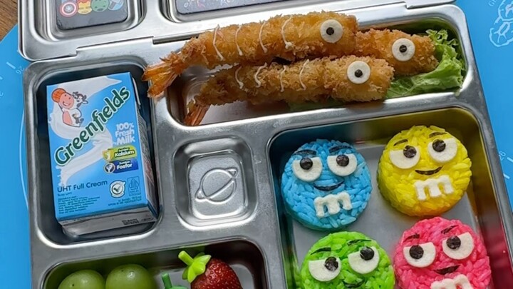 M&m lunchbox #bekal #idebekal #lunchbox #m&m  #schoollunch