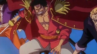 Rocks Pirates and Roger enter God Valley and Garp tries to stop them