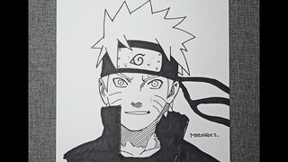 How to draw Naruto l Easy anime drawing l Step by step drawing