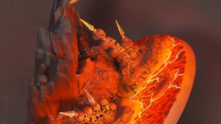 【elminiaturista】A small clip of the base painting of Angron the World Eater