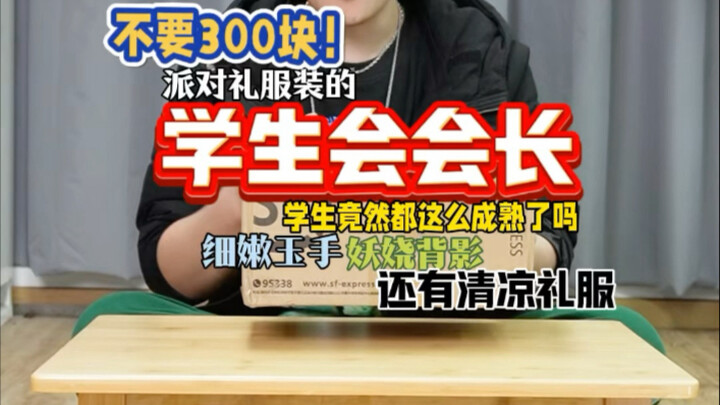 300块不要的学生会会长？还是派对礼服装？