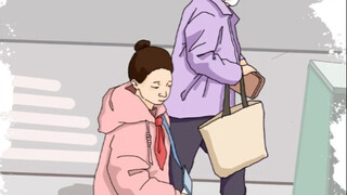 小女孩想买三元的便利贴 被奶奶接过后直接扔在了地上