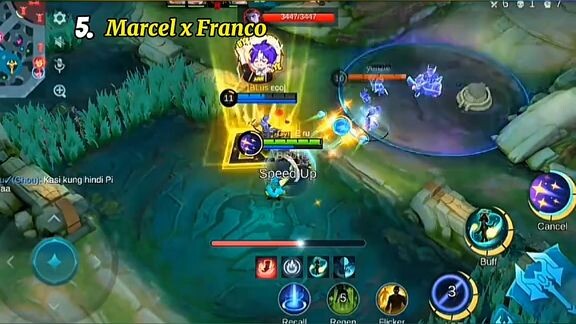 kompilasi combo Hero Marcel mlbb