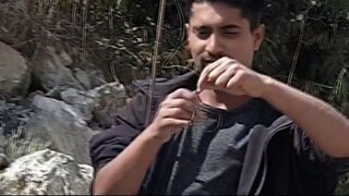 Hook and Rod Fishing in Nepal | Himalayan Trout Fishing | Angling with Bamboo Stick |