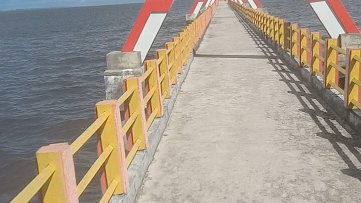 dermaga pantai kubu Kalimantan tengah
