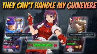 GUINEVERE TANK AND DAMAGE BUILD 2022 | NEW INTRO | TOP GLOBAL GUINEVERE | MOBILE LEGENDS