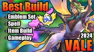 VALE BEST BUILD 2024 | TOP 1 GLOBAL VALE BUILD | VALE - MOBILE LEGENDS | MLBB