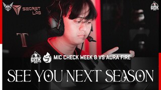 KING ARAN DIBUAT TAK BERKUTIK OLEH LUKE?! OHMYBALOYSKIE ON DUTY! - MIC CHECK VS AURA MPL ID S12