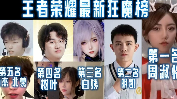 【Daftar Terbaru Penggila Mobile Legends】Pasangan Shen Nong kembali masuk daftar! Zhou Shuyi dengan k