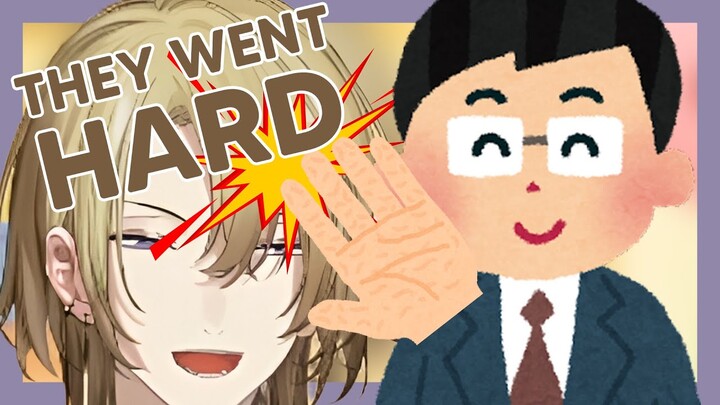 Luca get slapped by his manager 【NIJISANJI EN】