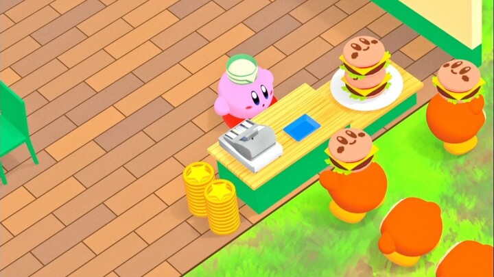 Kirby dari Bintang - Toko Burger