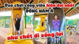 Ky Duyen daily | VLOG 14: Dạo chơi công viên hiện đại nhất ĐNA " như chết đi sống lại "