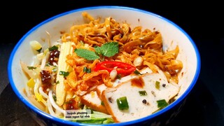 MÌ TRỘN TƯƠNG SẢ chay lạ miệng thơm ngon cho người ăn chay | vegan recipes