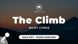 The Climb - Miley Cyrus (Male Key - Piano Karaoke)