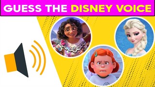 Guess The Voice of Your Favorite DISNEY Characters...! | Encanto,Turning Red, Elsa | Quiz