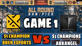 [GAME 1] S1 CHAMPION BREN VS S3 ARKANGEL- MPL CHAMPION INVITATIONAL TOURNAMENT