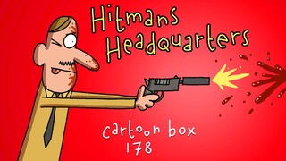 Hitmans Headquarters | Cartoon Box 178 | by FRAME ORDER | Assassin cartoon