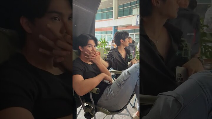 Pretend to secretly date🤫😳😂 #fortpeat #fortfts #loveseatheseries #peatwasu #babyfeat #thaibl #bl