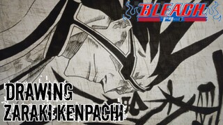 Kang brutal | Drawing Zaraki Kenpachi - BLEACH