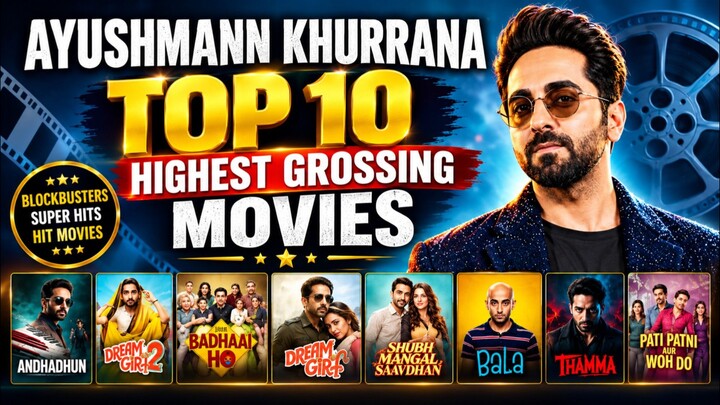 Ayushmann Khurrana's Top 10 Highest Grossing Movies 2026