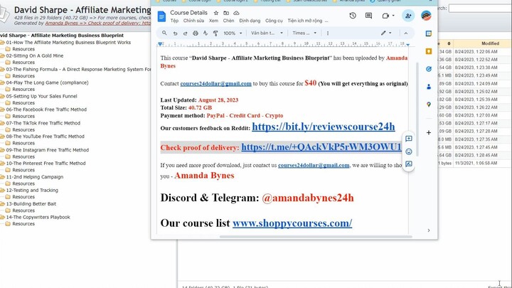 [$40] David Sharpe – Affiliate Marketing Business Blueprint